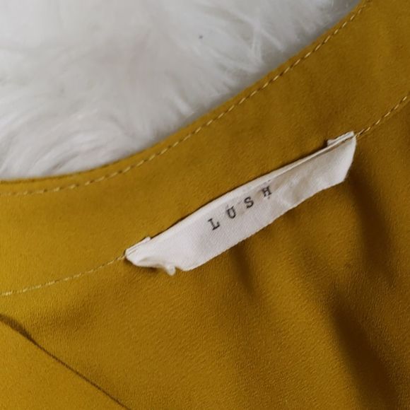 {Lush} Mustard Blouse - Picture 4 of 5